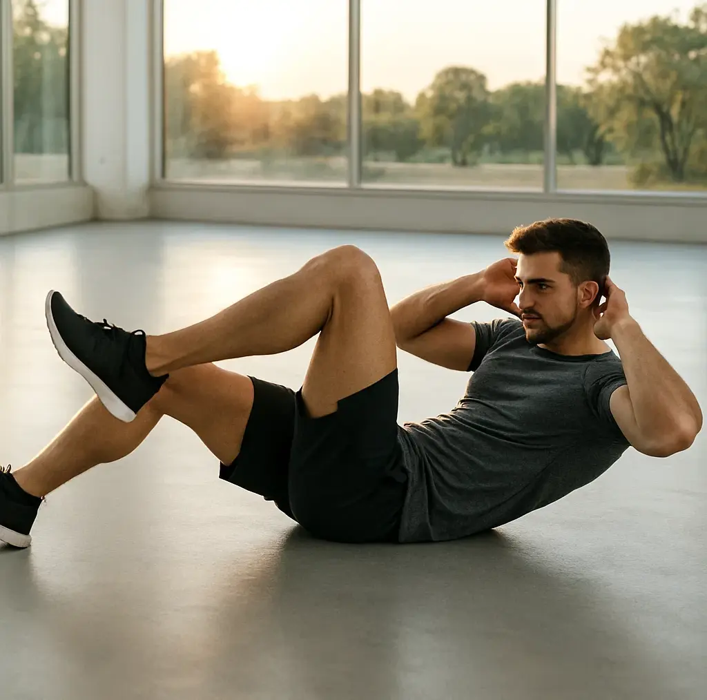 HIIT training demonstration